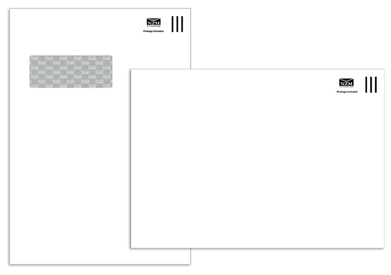 Domestic Postage Included Envelopes